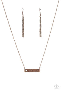 Spread Love- Copper Necklace- Paparazzi Accessories