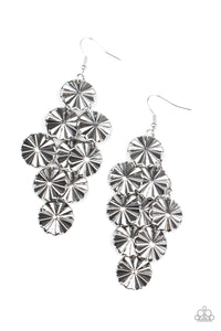 Star Spangled Shine- Silver Earrings- Paparazzi Accessories