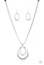 Load image into Gallery viewer, Suburban Storm- Silver Necklace- Paparazzi Accessories