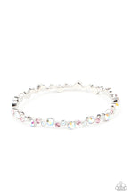 Load image into Gallery viewer, Twinkly Trendsetter- Multicolored Silver Bracelet- Paparazzi Accessories