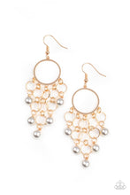 Load image into Gallery viewer, When Life Gives You Pearls- White and Gold Earrings- Paparazzi Accessories