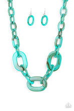 Load image into Gallery viewer, All In-VINCIBLE- Blue Necklace- Paparazzi Accessories