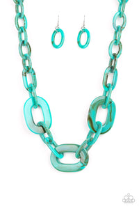 All In-VINCIBLE- Blue Necklace- Paparazzi Accessories