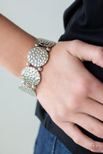 Load image into Gallery viewer, GLISTEN and Learn- Silver Bracelet- Paparazzi Accessories