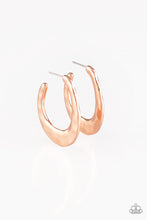 Load image into Gallery viewer, HOOP Me Up!- Copper Earrings- Paparazzi Accessories