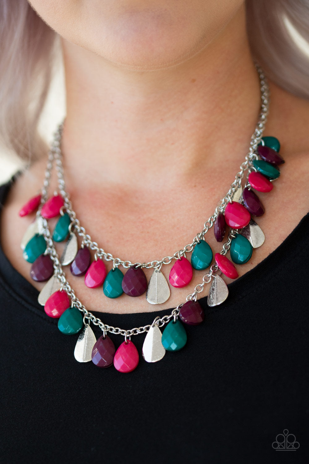 Paparazzi multi colored sale necklace