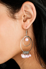 Load image into Gallery viewer, New York Attraction- Pink and Silver Earrings- Paparazzi Accessories