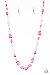Quite Quintessence- Pink Necklace- Paparazzi Accessories