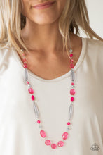 Load image into Gallery viewer, Quite Quintessence- Pink Necklace- Paparazzi Accessories