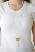 Load image into Gallery viewer, Rio Rendezvous- Yellow and Silver Necklace- Paparazzi Accessories
