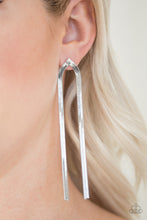 Load image into Gallery viewer, Very Viper- Silver Earrings- Paparazzi Accessories