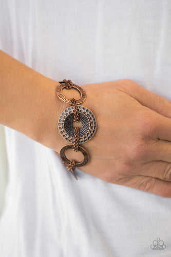 Way Wild- Copper Bracelet- Paparazzi Accessories