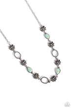 Load image into Gallery viewer, Casablanca Chic - Blue and Silver Necklace- Paparazzi Accessories
