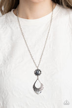 Load image into Gallery viewer, Stone TOLL - Black and Silver Necklace- Paparazzi Accessories