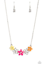 Load image into Gallery viewer, WILDFLOWER About You - Pink and Silver Necklace- Paparazzi Accessories