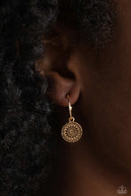 Load image into Gallery viewer, Mandala Maiden - Gold Earrings- Paparazzi Accessories