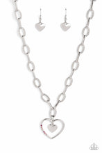 Load image into Gallery viewer, Refulgent Romance - Pink and Silver Necklace- Paparazzi Accessories