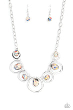 Load image into Gallery viewer, Marble Medley - Yellow and Silver Necklace- Paparazzi Accessories