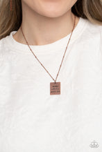 Load image into Gallery viewer, Mama MVP - Copper Necklace- Paparazzi Accessories