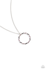 Load image into Gallery viewer, RING It Back - Purple and Silver Necklace- Paparazzi Accessories