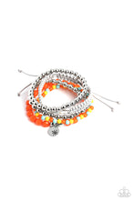 Load image into Gallery viewer, Offshore Outing - Multicolored Silver Bracelet- Paparazzi Accessories