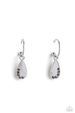 Load image into Gallery viewer, Borderline Baddie - Silver Earrings- Paparazzi Accessories