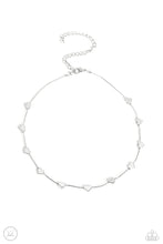 Load image into Gallery viewer, Public Display of Affection - Silver Necklace- Paparazzi Accessories