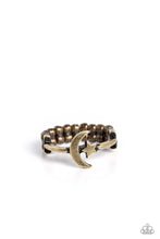 Load image into Gallery viewer, Astral Allure - Brass Ring- Paparazzi Accessories