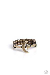 Astral Allure - Brass Ring- Paparazzi Accessories