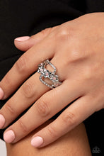 Load image into Gallery viewer, Captivating Corsage - Pink and Silver Ring- Paparazzi Accessories