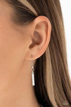 Load image into Gallery viewer, Cue the Chandelier - Silver Necklace- Paparazzi Accessories