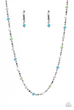 Load image into Gallery viewer, Summer Sunrise - Multicolored Silver Necklace- Paparazzi Accessories