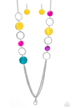 Load image into Gallery viewer, Beach Hub - Multicolored Silver Lanyard- Paparazzi Accessories