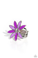 Load image into Gallery viewer, Lily Lei - Purple and Silver Ring- Paparazzi Accessories