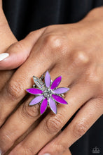Load image into Gallery viewer, Lily Lei - Purple and Silver Ring- Paparazzi Accessories