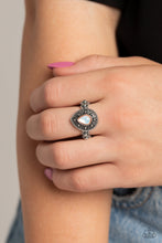 Load image into Gallery viewer, Opera Showcase - Orange and Silver Ring- Paparazzi Accessories