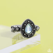 Load image into Gallery viewer, Opera Showcase - Green and Silver Ring- Paparazzi Accessories