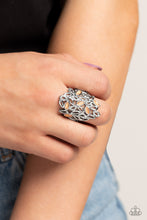Load image into Gallery viewer, LEAF Home - Orange and Silver Ring- Paparazzi Accessories