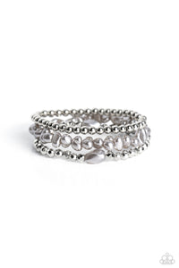 Effulgent Exchange - Silver Bracelet- Paparazzi Accessories