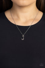 Load image into Gallery viewer, Leave Your Initials - Silver Necklace - Letter J- Paparazzi Accessories