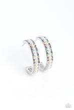 Load image into Gallery viewer, Pearl Happy - Multicolored Silver Earrings- Paparazzi Accessories