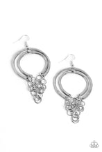 Load image into Gallery viewer, Dont Go CHAINg-ing - Silver Earrings- Paparazzi Accessories