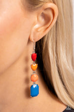 Load image into Gallery viewer, Aesthetic Assortment - Multicolored Silver Earrings- Paparazzi Accessories
