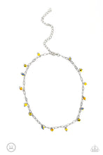 Load image into Gallery viewer, Beach Ball Bliss - Yellow and Silver Necklace- Paparazzi Accessories