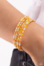 Load image into Gallery viewer, Coiled Candy - Yellow Bracelet- Paparazzi Accessories