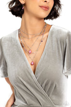 Load image into Gallery viewer, SASS with Flying Colors - Multicolored Silver Necklace- Paparazzi Accessories