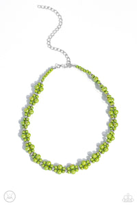 Dreamy Duchess - Green Necklace- Paparazzi Accessories