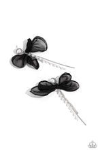Load image into Gallery viewer, High-Class Heiress - Black and White Earrings- Paparazzi Accessories