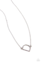 Load image into Gallery viewer, INITIALLY Yours - D - Multicolored Silver Necklace- Paparazzi Accessories
