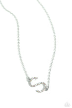 Load image into Gallery viewer, INITIALLY Yours - S - Multicolored Silver Necklace- Paparazzi Accessories